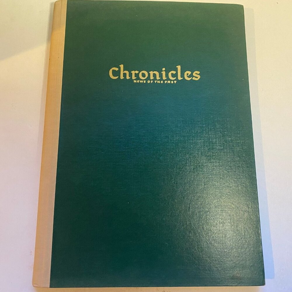 Chronicles Days of the Bible News of the Past Vol 1 The Reubeni Foundation